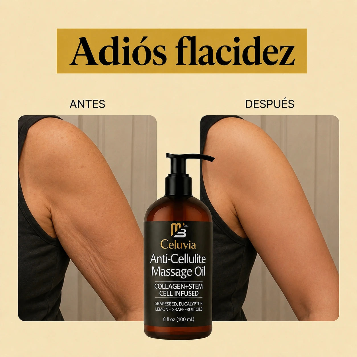 Aceite Antiflacidez de brazos Celuvia™